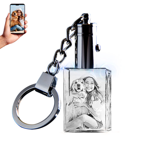 CAPTUR3D Crystal Photo Light-up Keychain 2