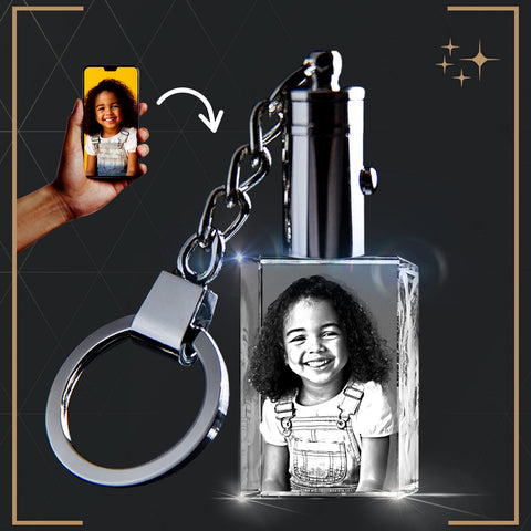 CAPTUR3D Crystal Photo Light-up Keychain 2