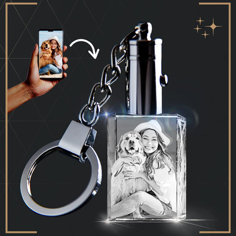 CAPTUR3D Crystal Photo Light-up Keychain 2